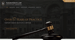 Desktop Screenshot of nalbandianlaw.com